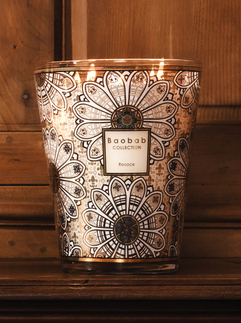 Bougie Baobab Rosace