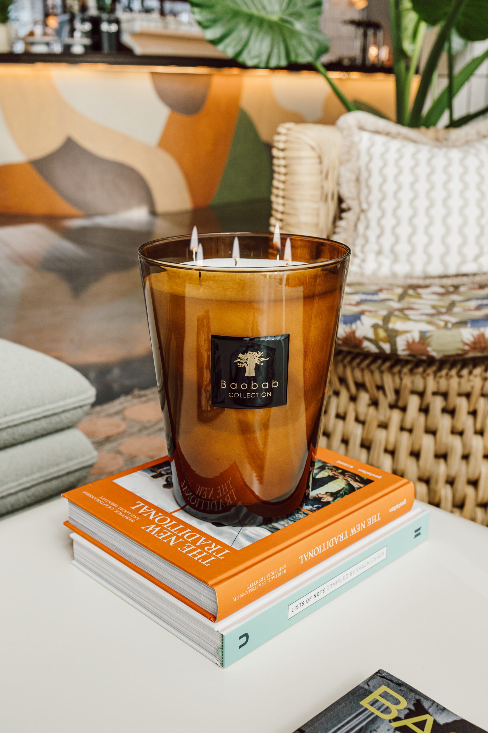 BOUGIE BAOBAB CUIR DE RUSSIE